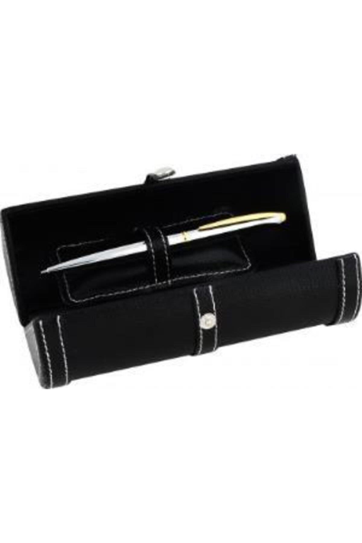 Steel Pen Noble Serisi Parlak Krom Gold Tükenmez Kalem