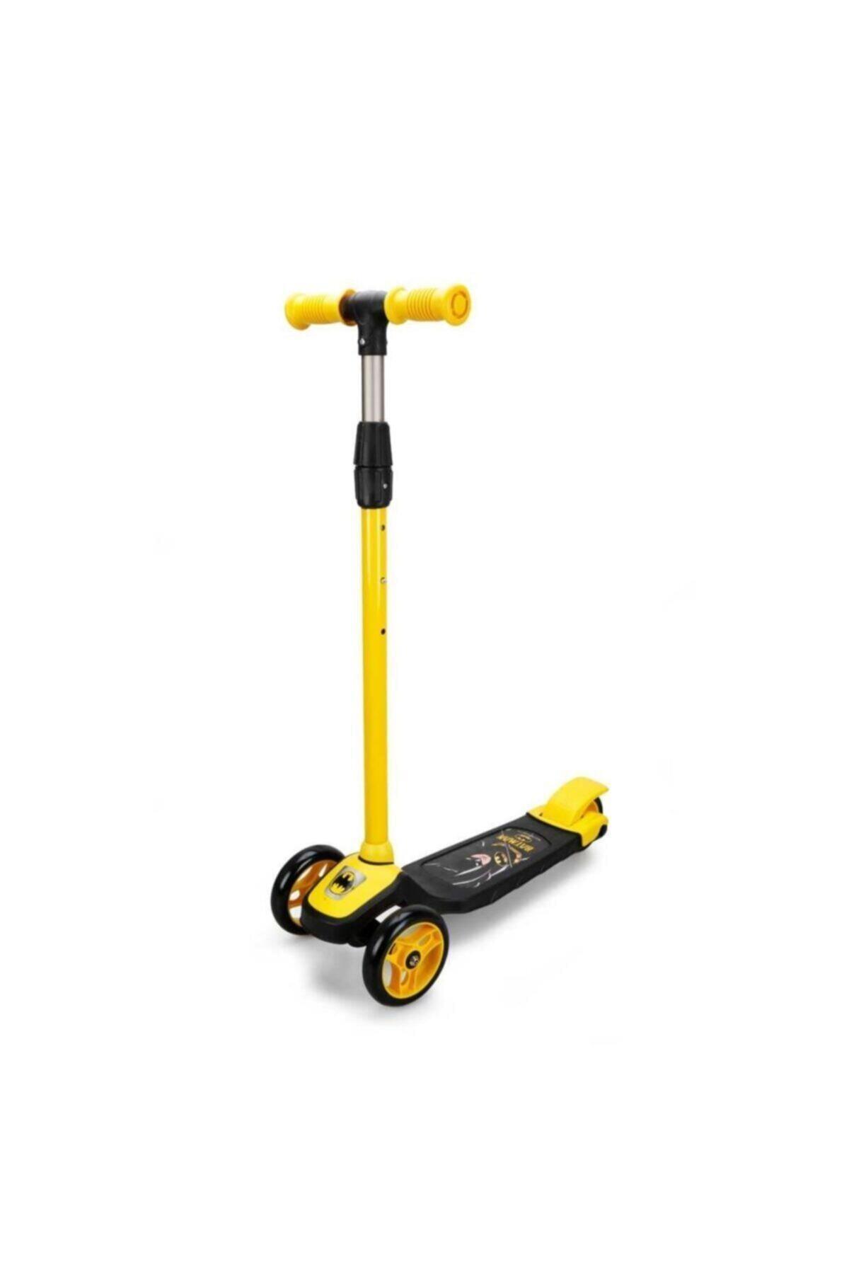 Sunman Batman 3 Tekerlekli Frenli Twistable Çocuk Scooter