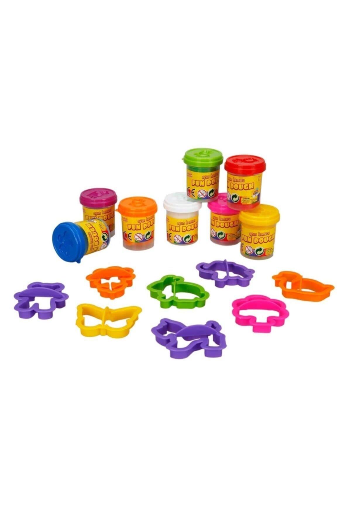 Fun Dough Aksesuarlı 8 Renk Oyun Hamur Seti