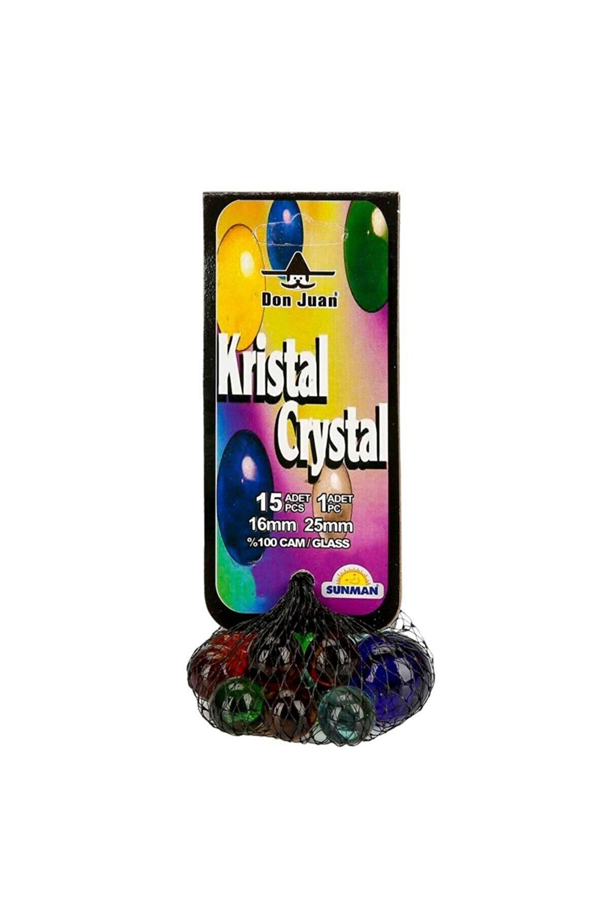 Sunman Kristal Renkli Misket 15+1 File