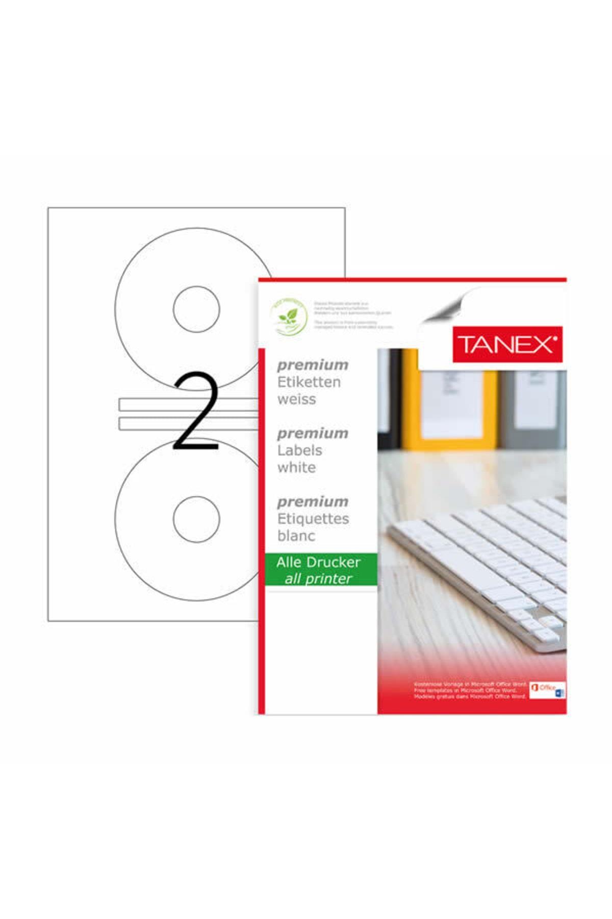 Tanex Cd Etiketi Laser-Copy-Inkjet 100 YP 118x41 MM TW-2041
