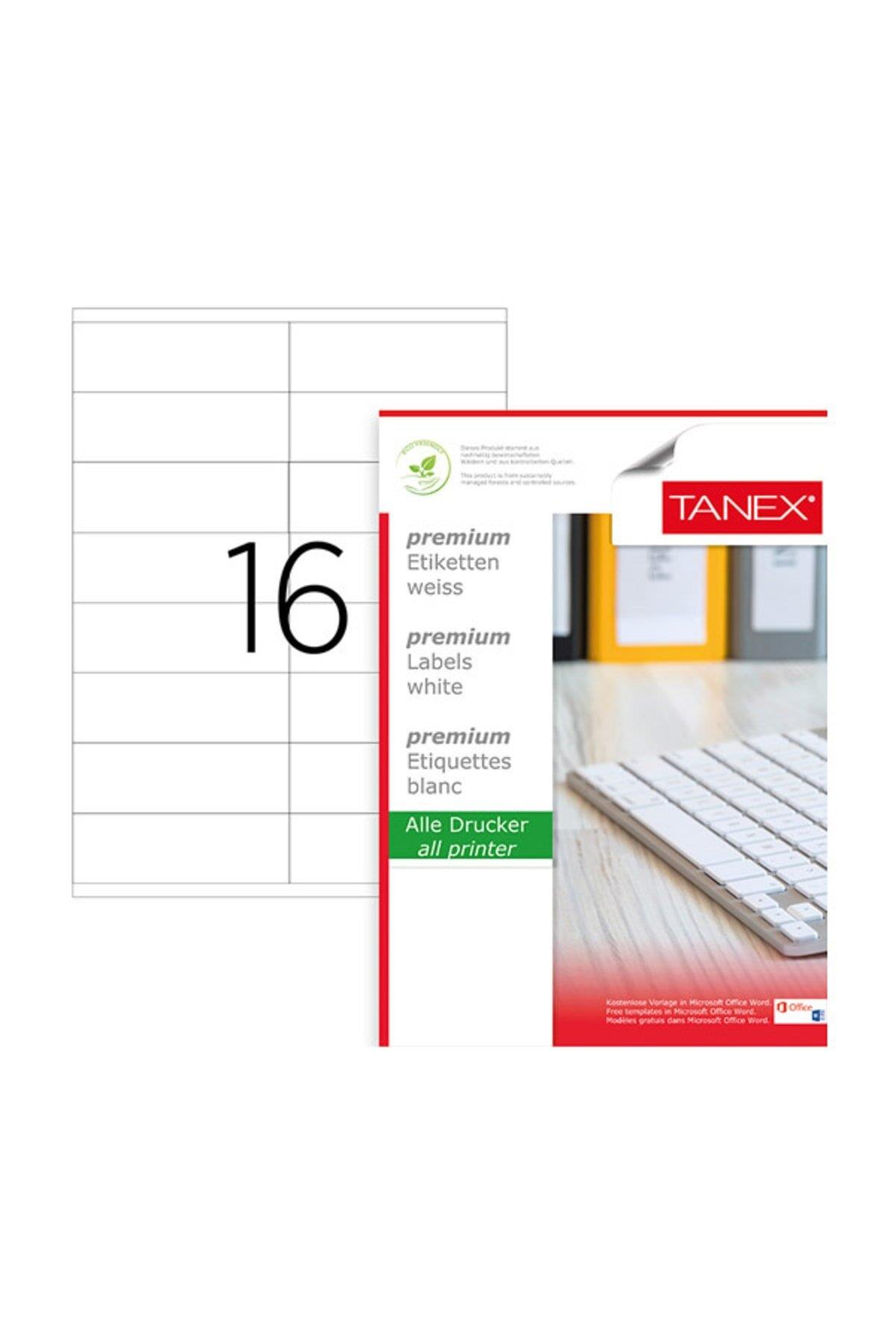 Tanex Lazer Etiket 100 YP 105x36 Laser-Copy-Inkjet TW-2316