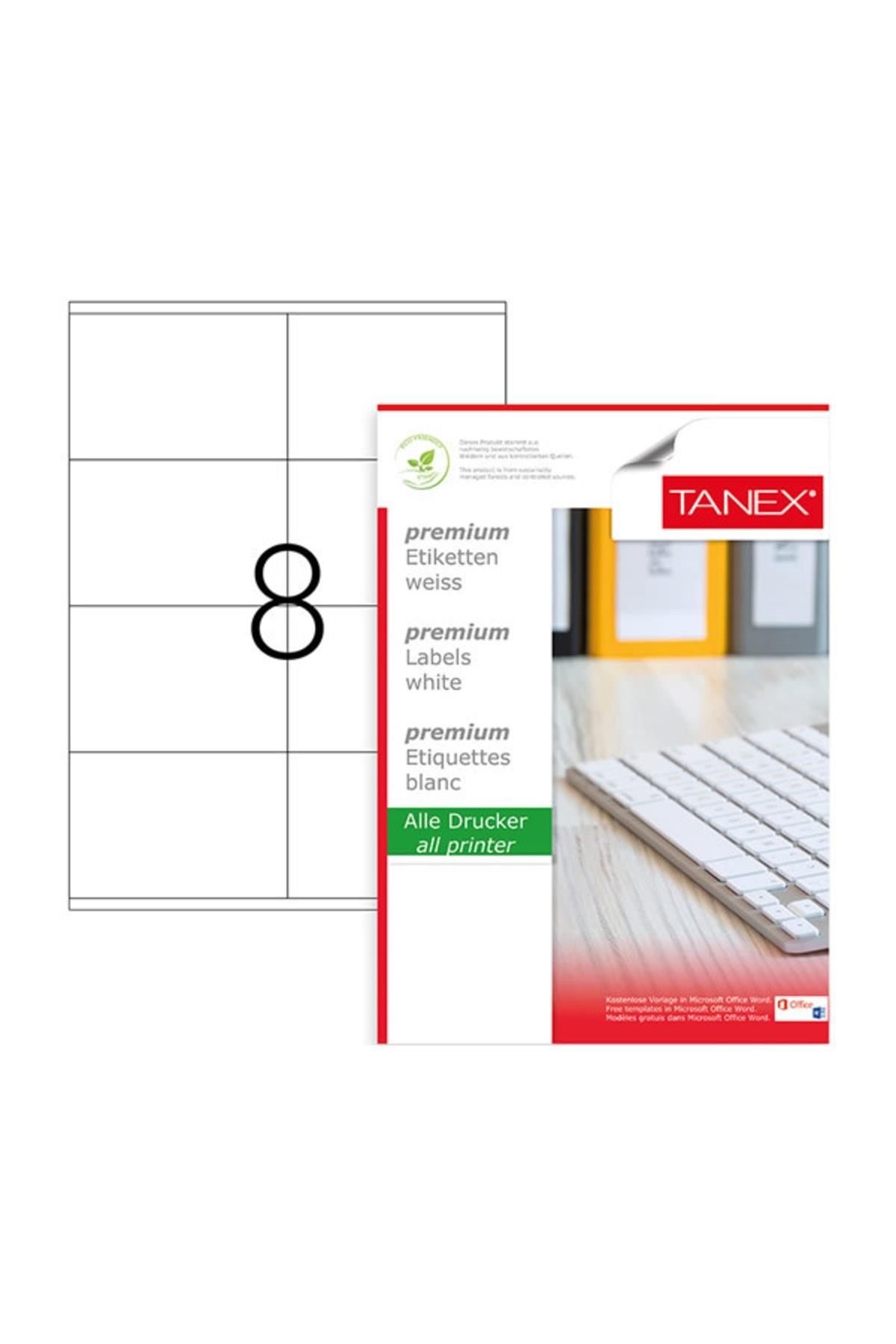 Tanex Lazer Etiket 100 YP 105x72 Laser-Copy-Inkjet TW-2408