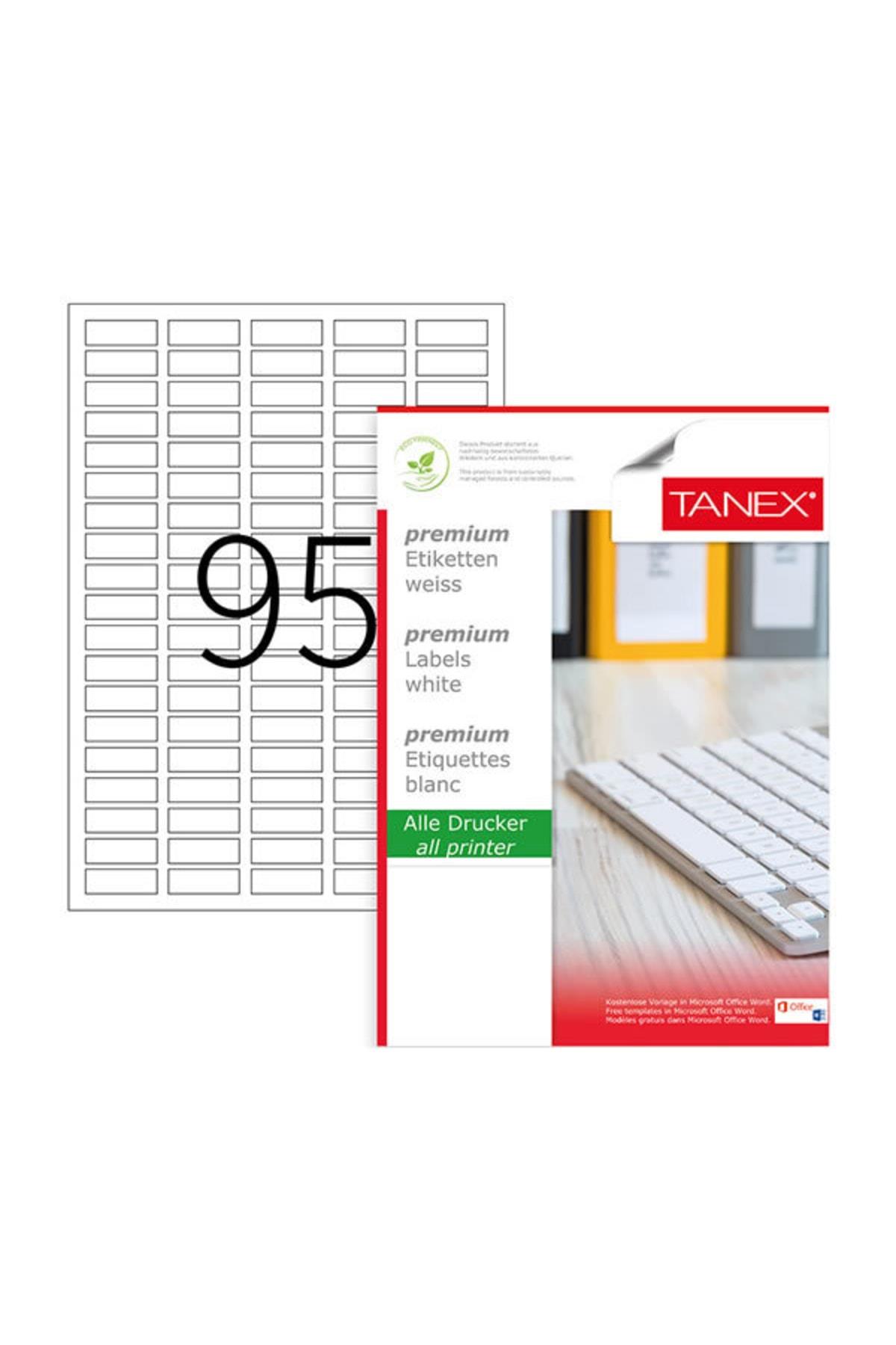 Tanex Lazer Etiket 100 YP 30x12 Laser-Copy-Inkjet TW-2095
