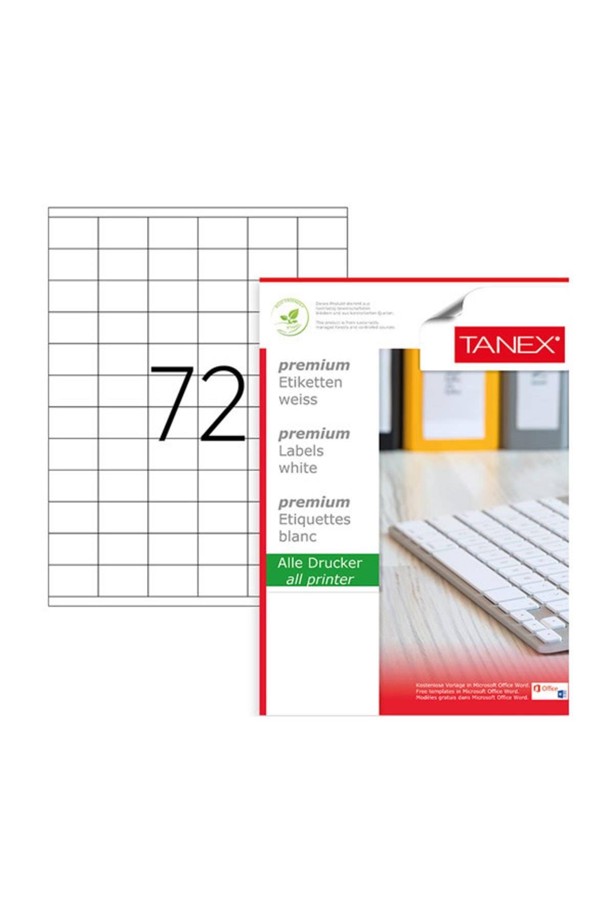 Tanex Lazer Etiket 100 YP 35x23 Laser-Copy-Inkjet TW-2172