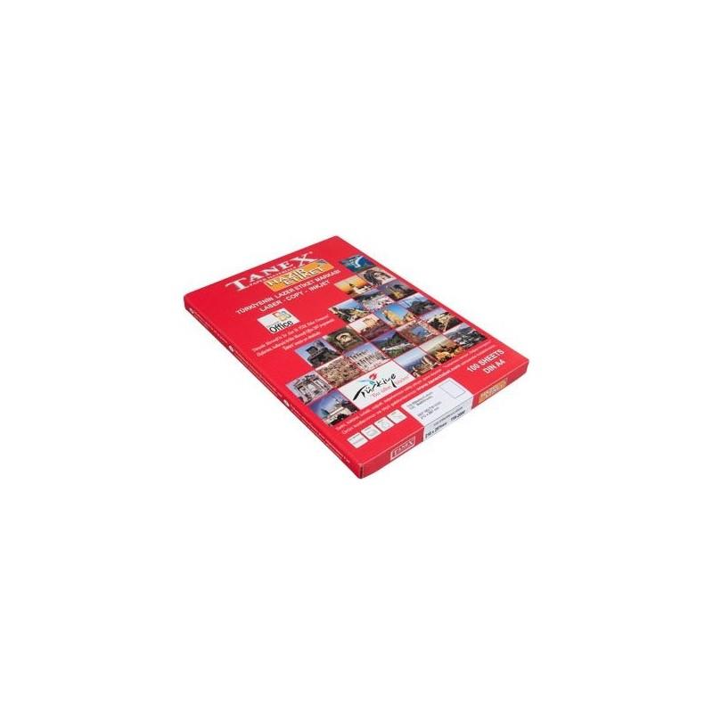 Tanex Lazer Etiket 100 YP 35x33 MM Laser-Copy-Inkjet TW-2054