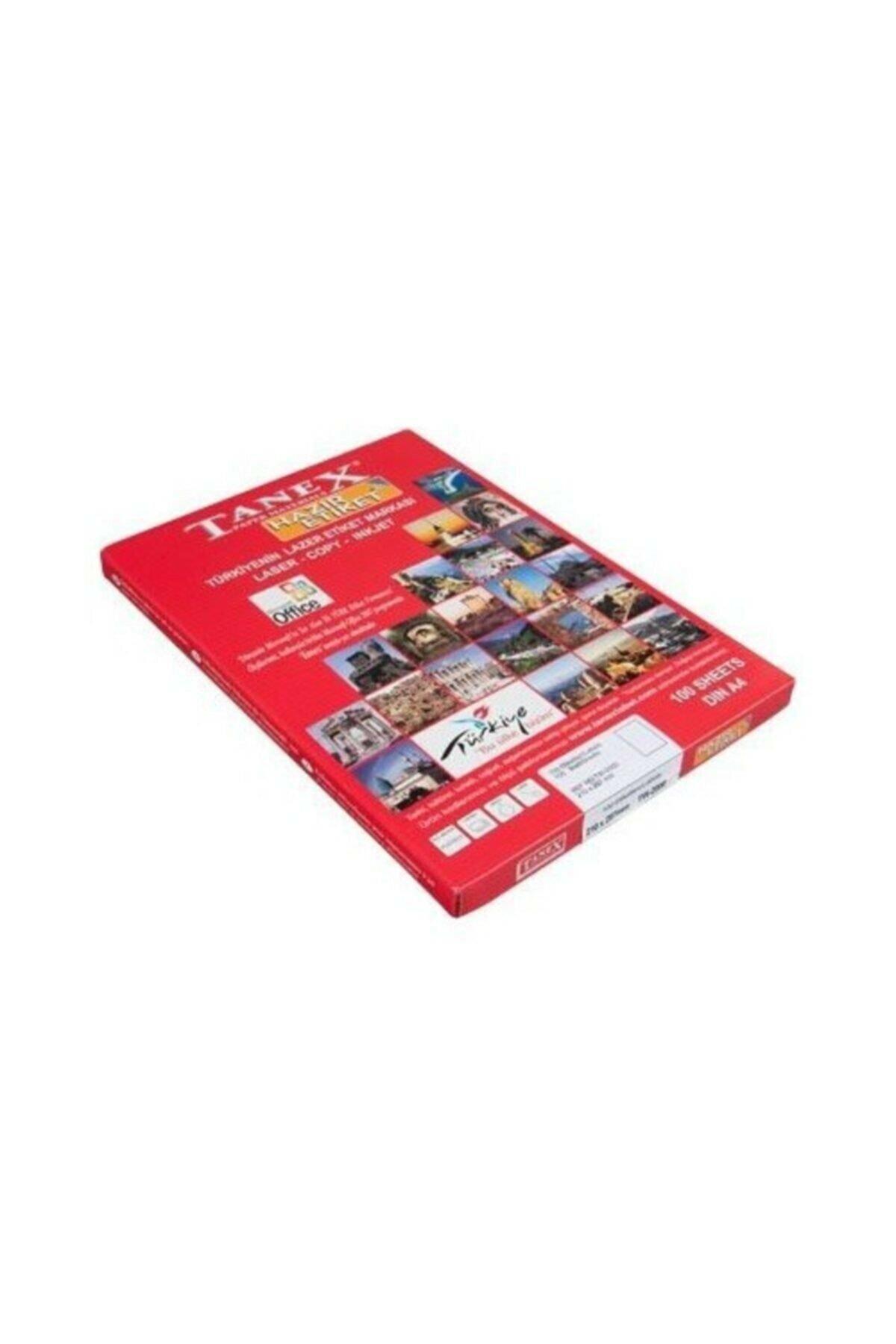 Tanex Lazer Etiket 100 Yaprak 83x30 Mm Laser-Copy-Inkjet TW-2318