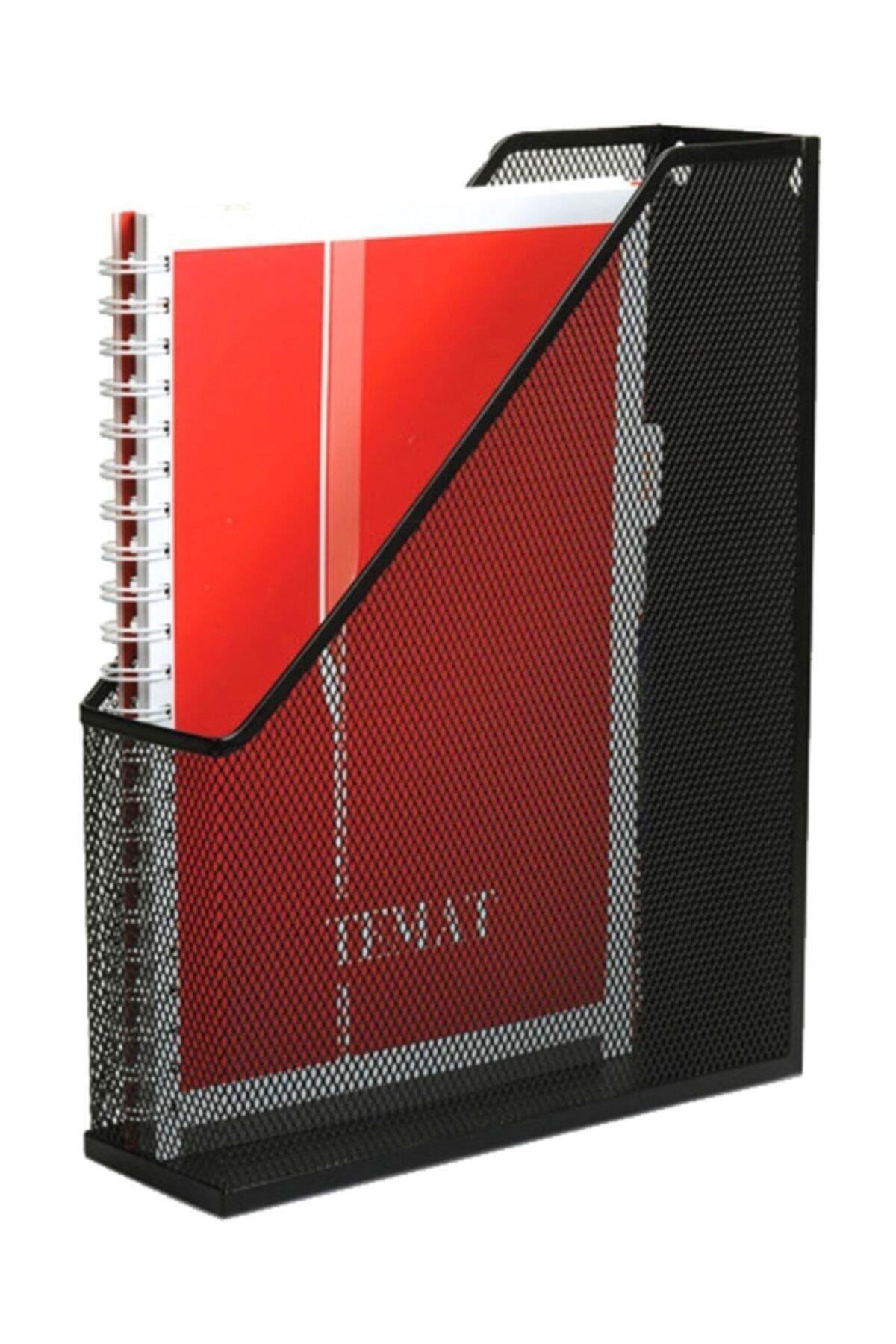 Temat Perforeli Metal Magazinlik Siyah Metal Magazinlik