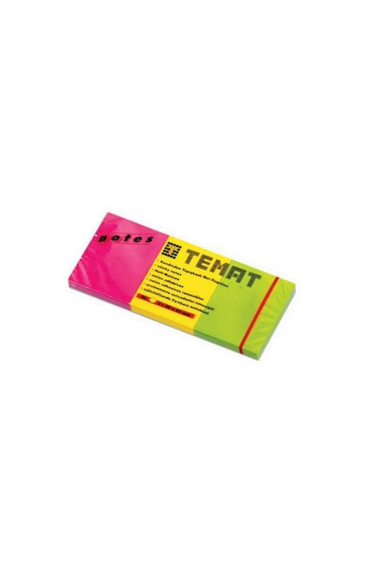 Temat 3x50x40 mm Not Kağıdı Karışık Renk