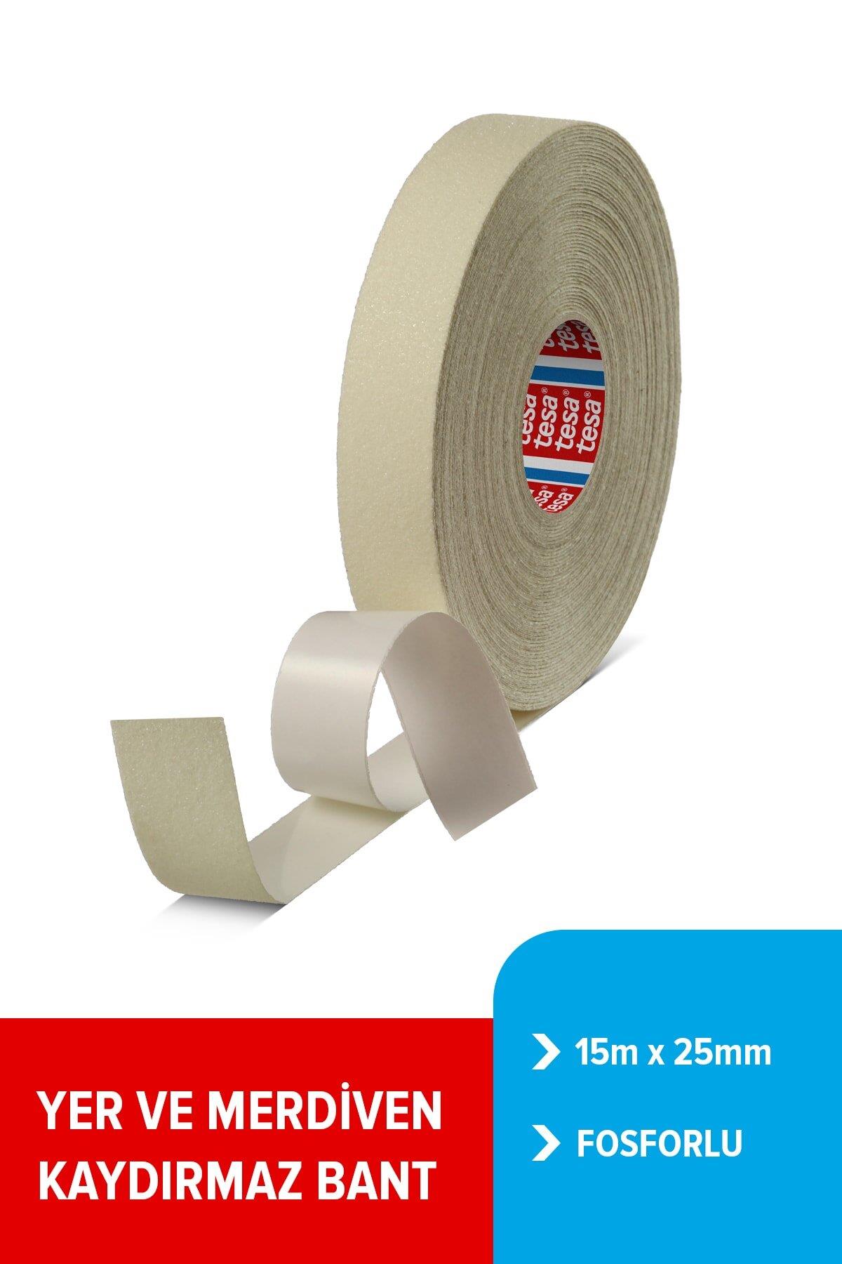 Tesa Bant Merdiven Kaydırmaz Fosforlu 25 mm x 15 Metre