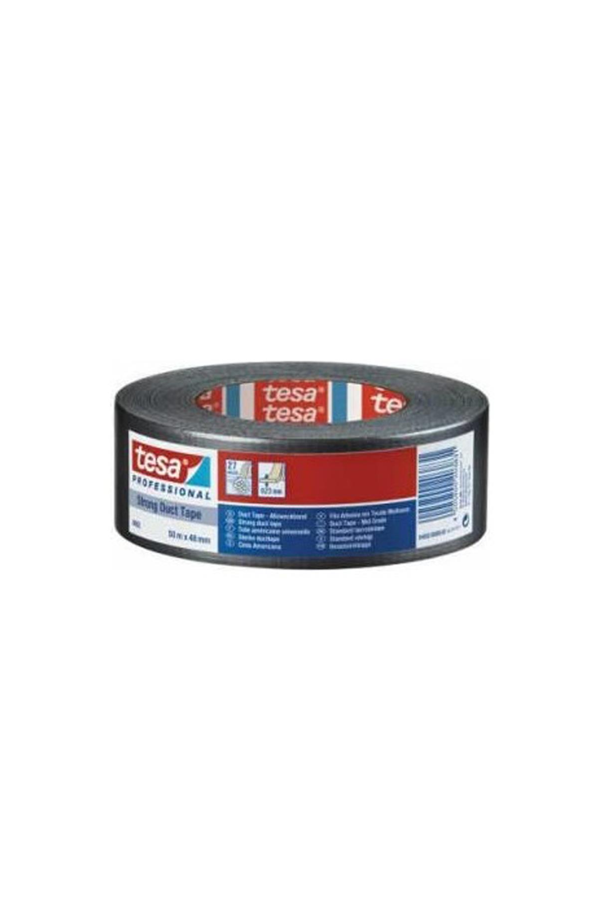 Tesa Duct Tape Bant Siyah 4613 50M X 48Mm Tamir Bandı