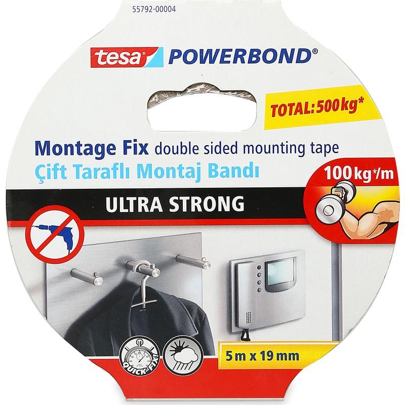 Tesa Montaj Bandı Köpük Powerbond Ultra Güçlü 5x19 55792-00004-01