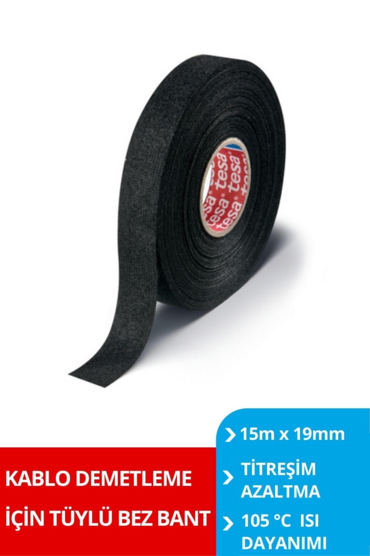 Tesa Pet Tüylü Bez Bant 105 C 15x19 51608