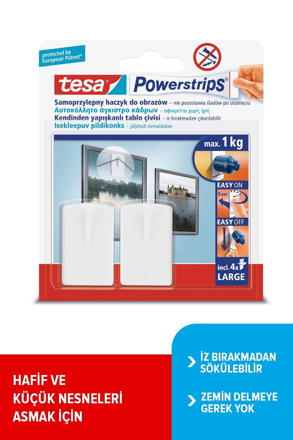 Tesa İz Bırakmadan Sökülebilir Resim Askısı