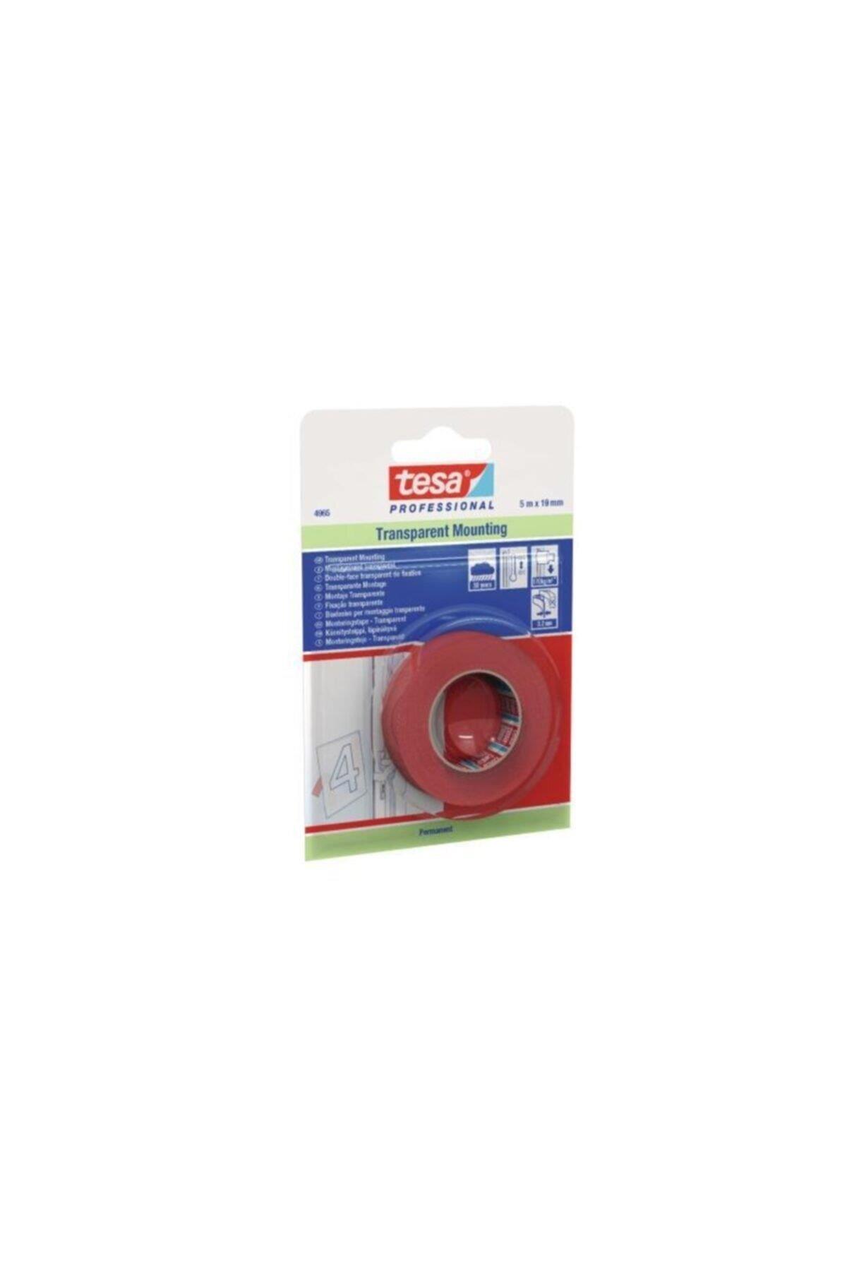 Tesa Transparent Mounting Şeffaf Montaj Bandı 19mm X 5 Metre