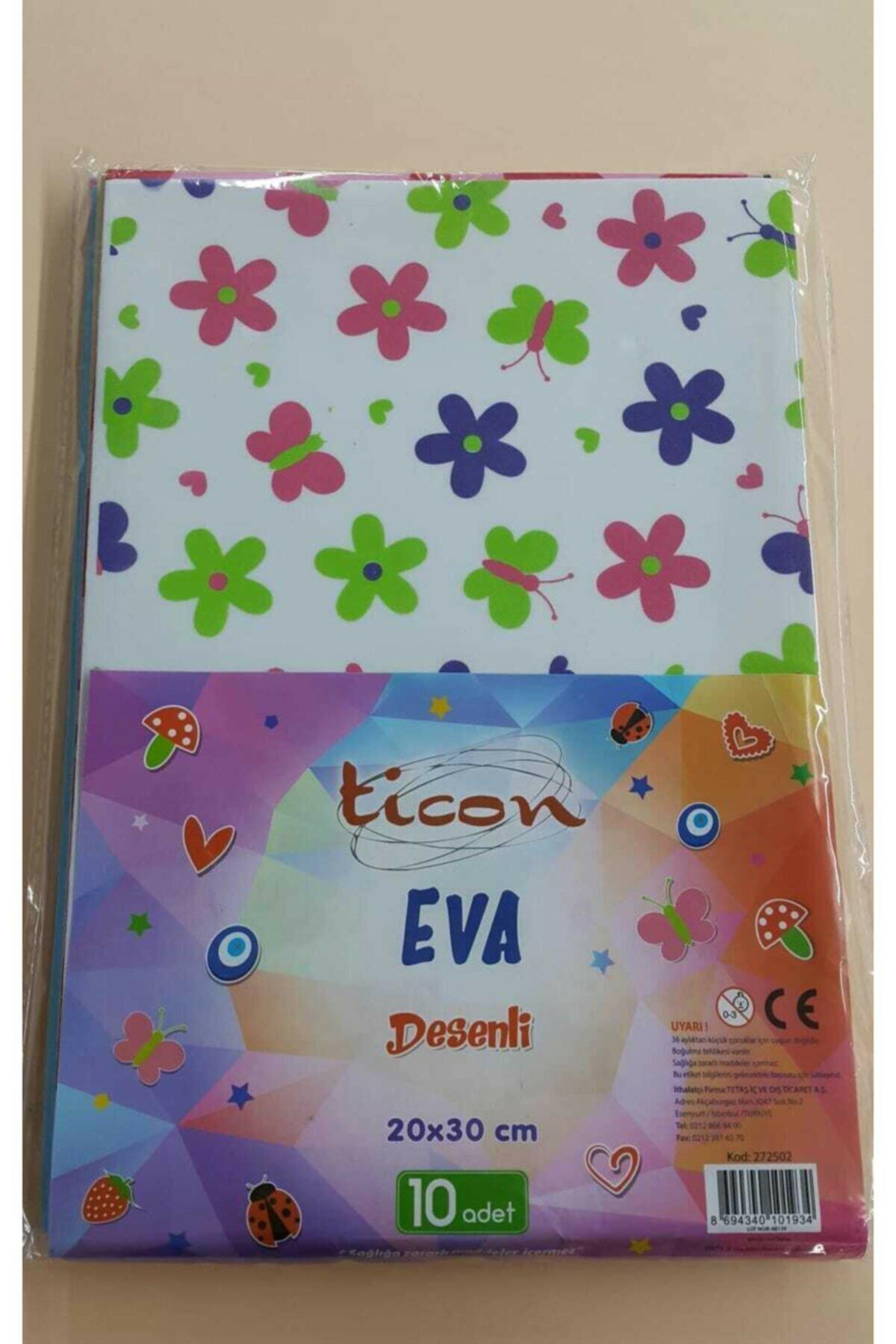 Ticon Desenli Eva 20x30 Cm 10 Lu (10 Lu Paket)