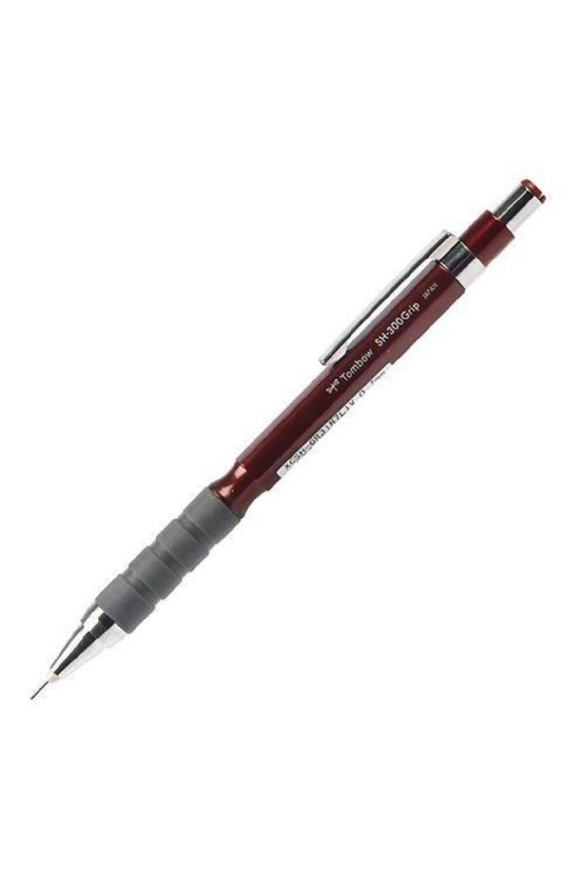 Tombow Versatil Kalem SH-300 Grip 0.7 MM Bordo SH-GR31R7