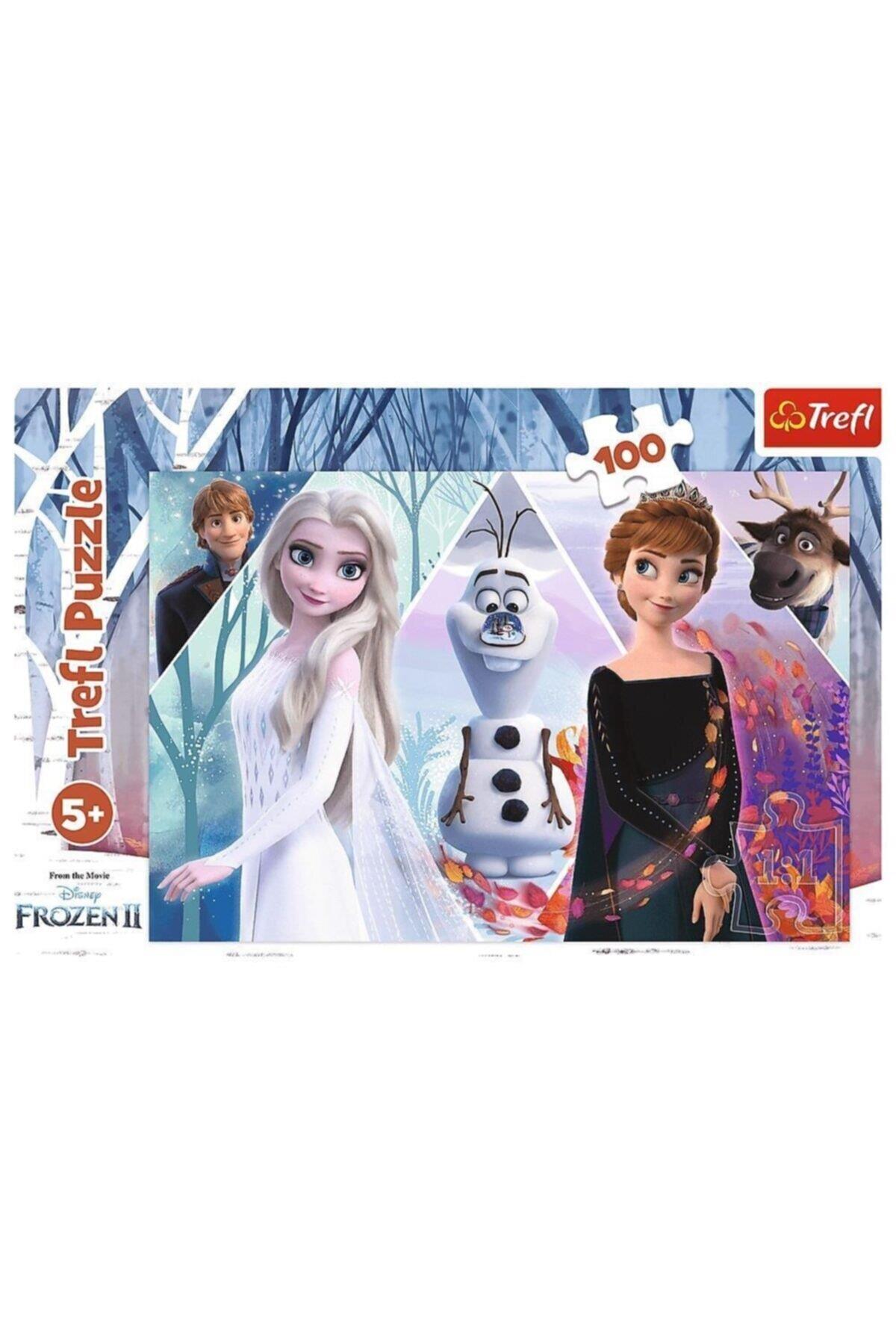 Trefl Çoçuk Puzzle Enchanted Land Dısney Frozen 2 100 Parça Puzzle