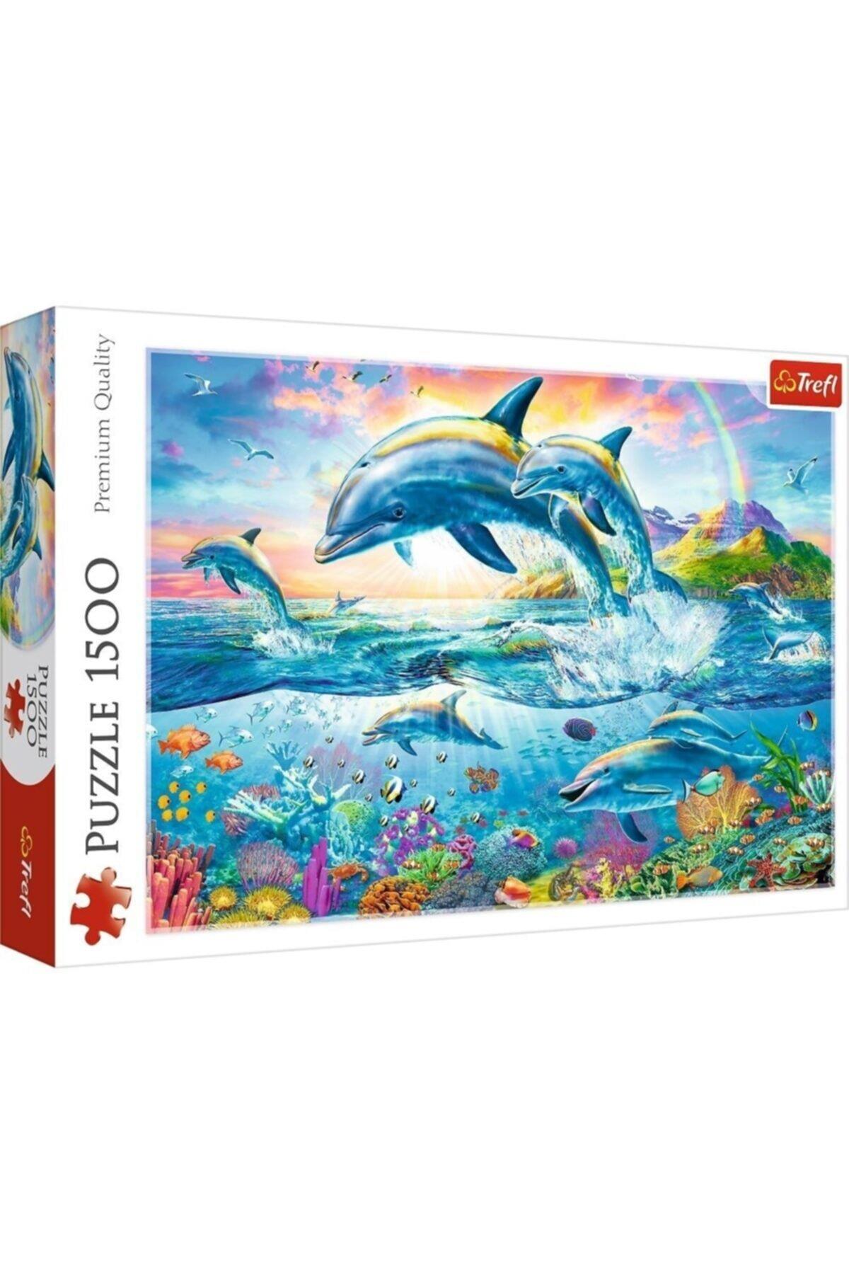 Trefl Dolphin Family 1500 Parça Puzzle