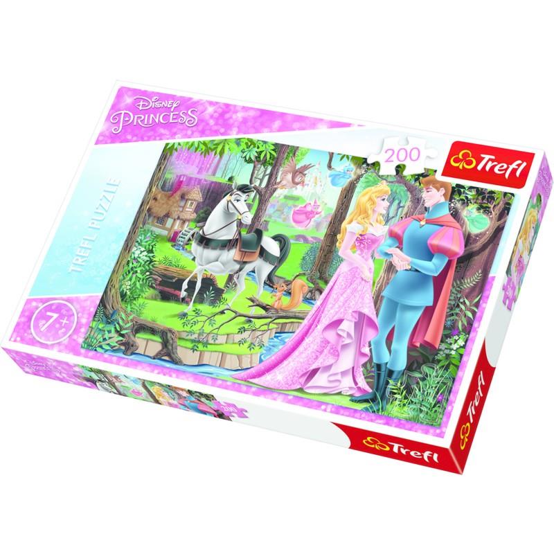 Trefl Puzzle 200 Parça Dısney Prıncess Meetıng In The For 13223