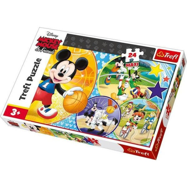Trefl Çocuk Puzzle Time for Playing Sports 24 Parça Maxi Puzzle