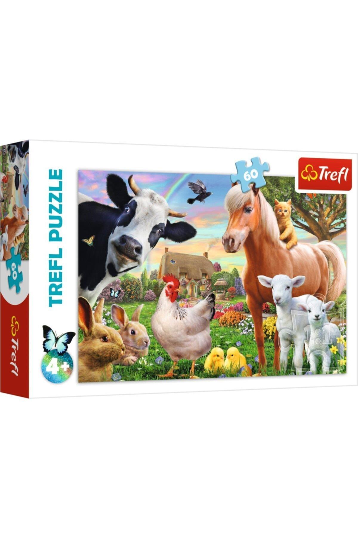 Trefl Puzzle A Cheerful Farm 60 Parça Puzzle