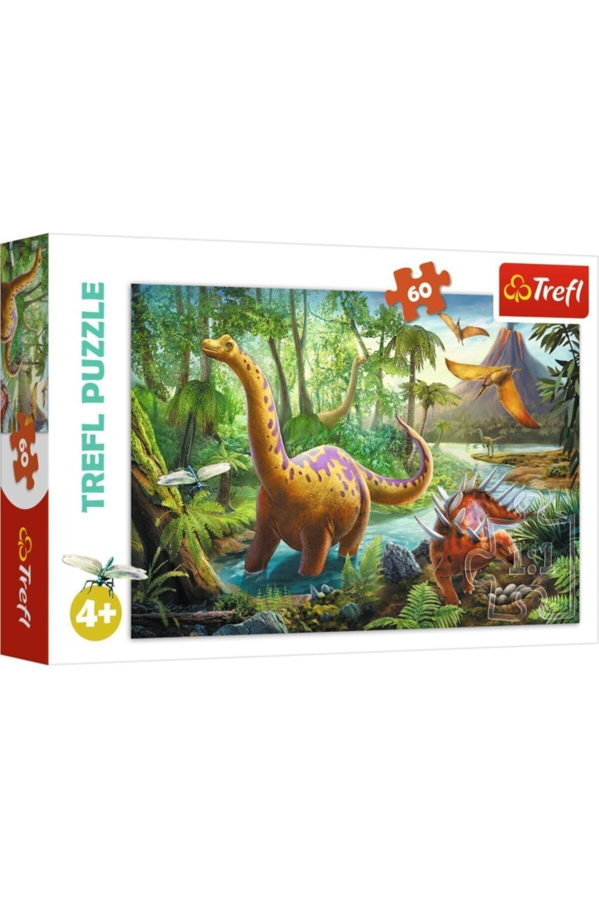 Trefl Puzzle Dinosaur Migration 60 Parça Puzzle