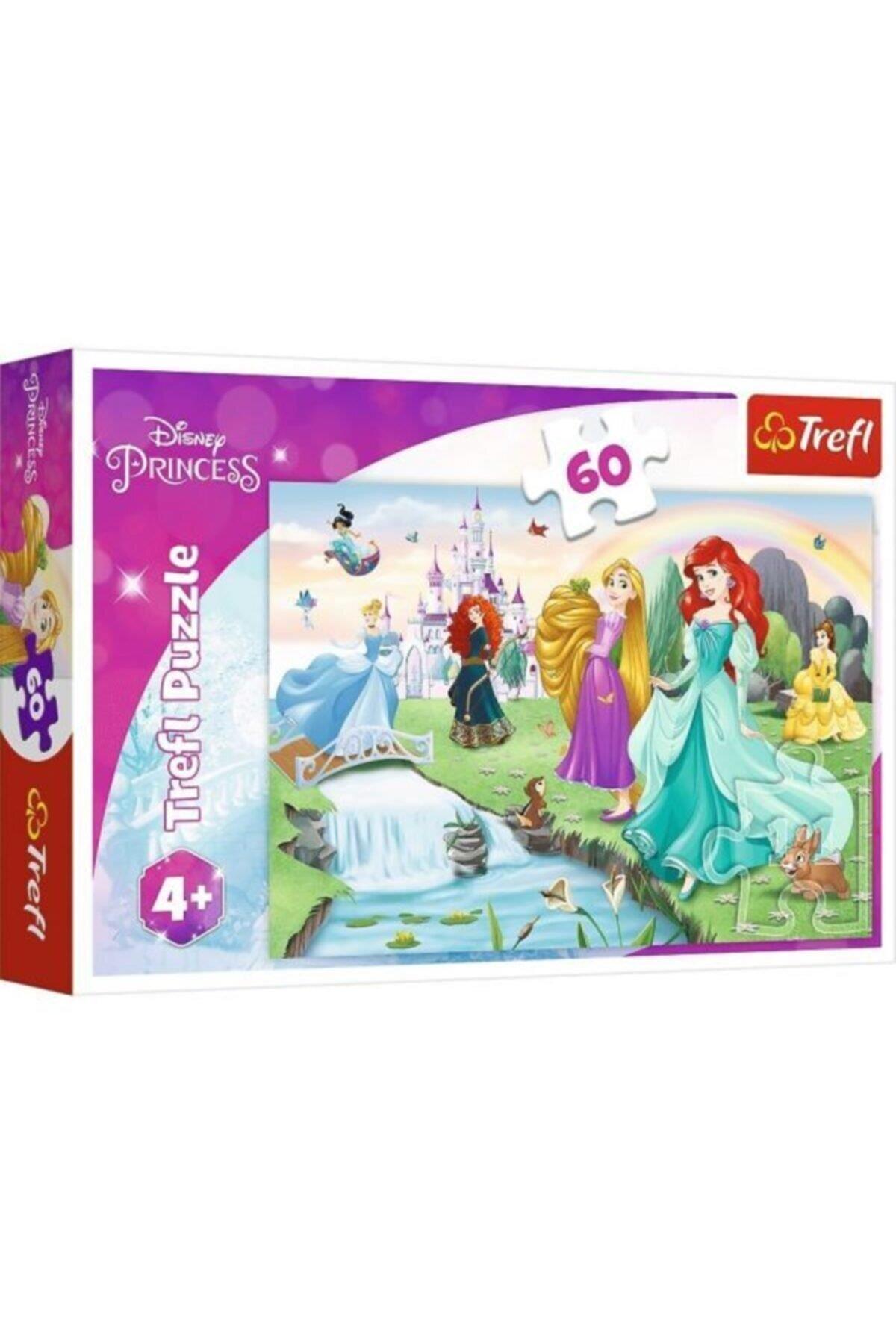 Trefl Çoçuk Puzzle Meet The Prıncesses 60 Parça Puzzle