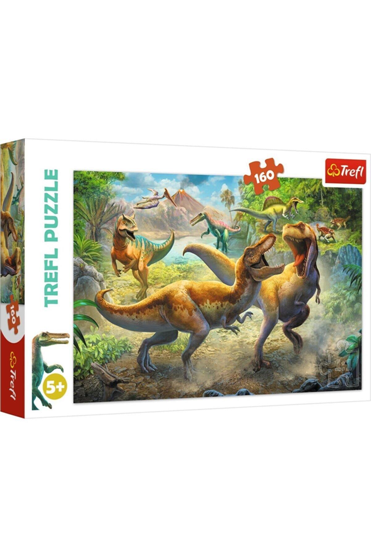 Trefl Puzzle Fighting Tyrannosaurs 160 Parça Puzzle