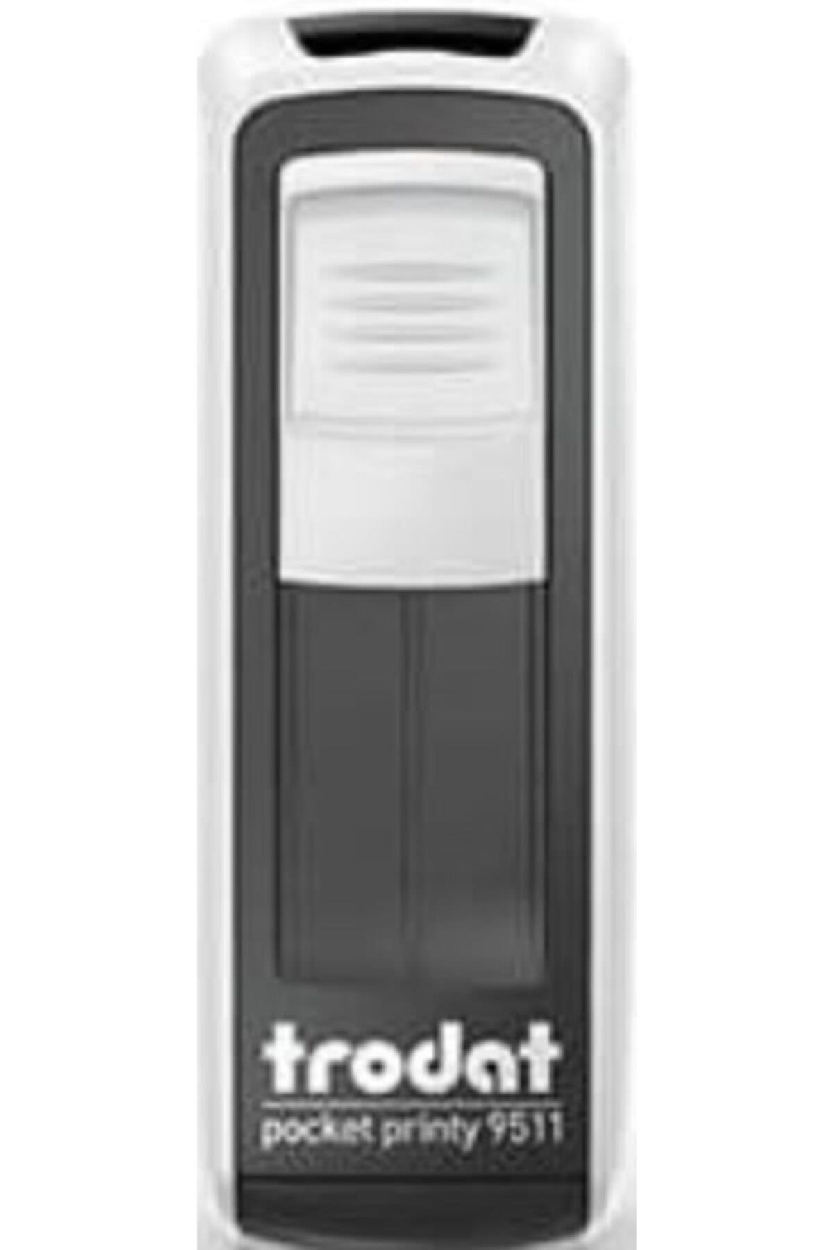 Trodat Cep Kaşe P4 38x14 MM Gümüş, Mavi Keçe 9511