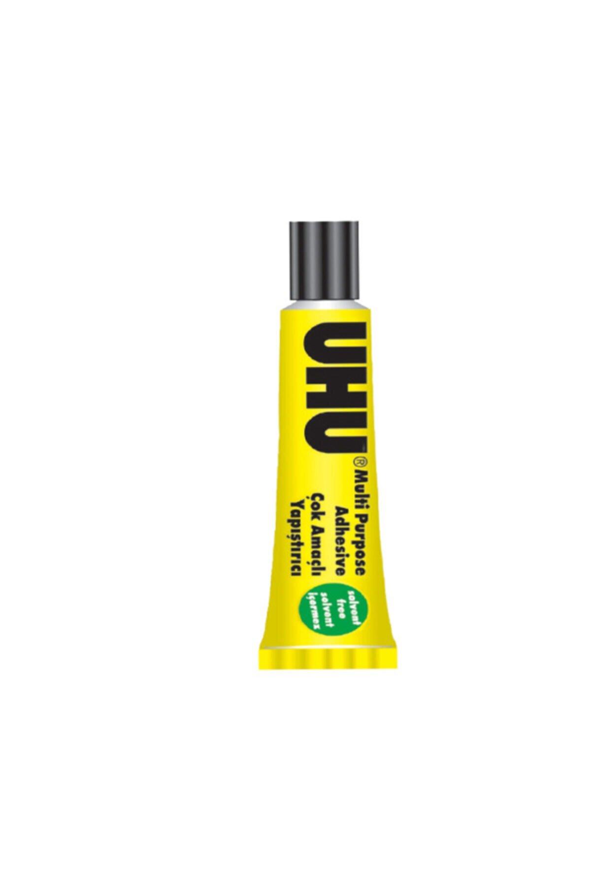 Uhu Sıvı Yapıştırıcı Çok Amaçlı Solventsiz NO:6 60 ML (12 Adet Uhu Yapıştırıcı)