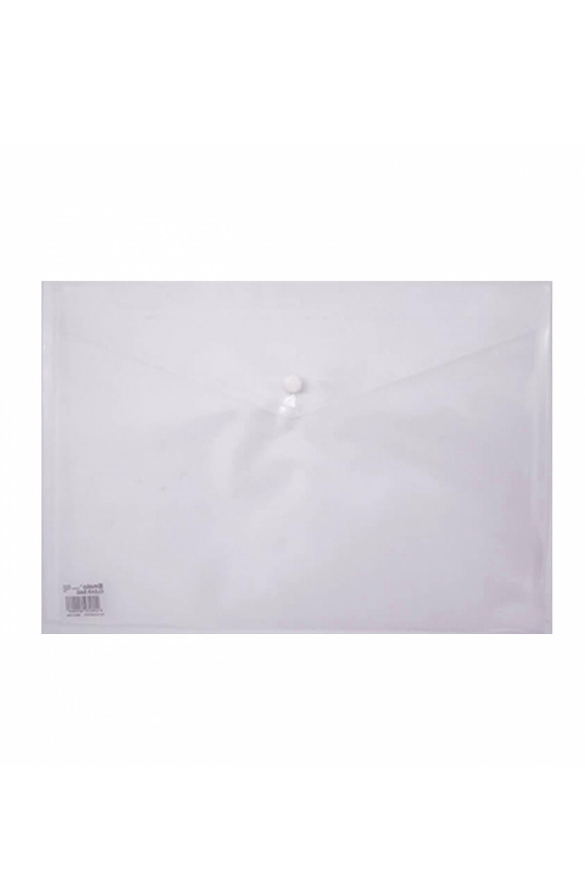 Umix Çıtçıtlı Zarf Dosya Şeffaf Eco Şeffaf (12 Li Paket)