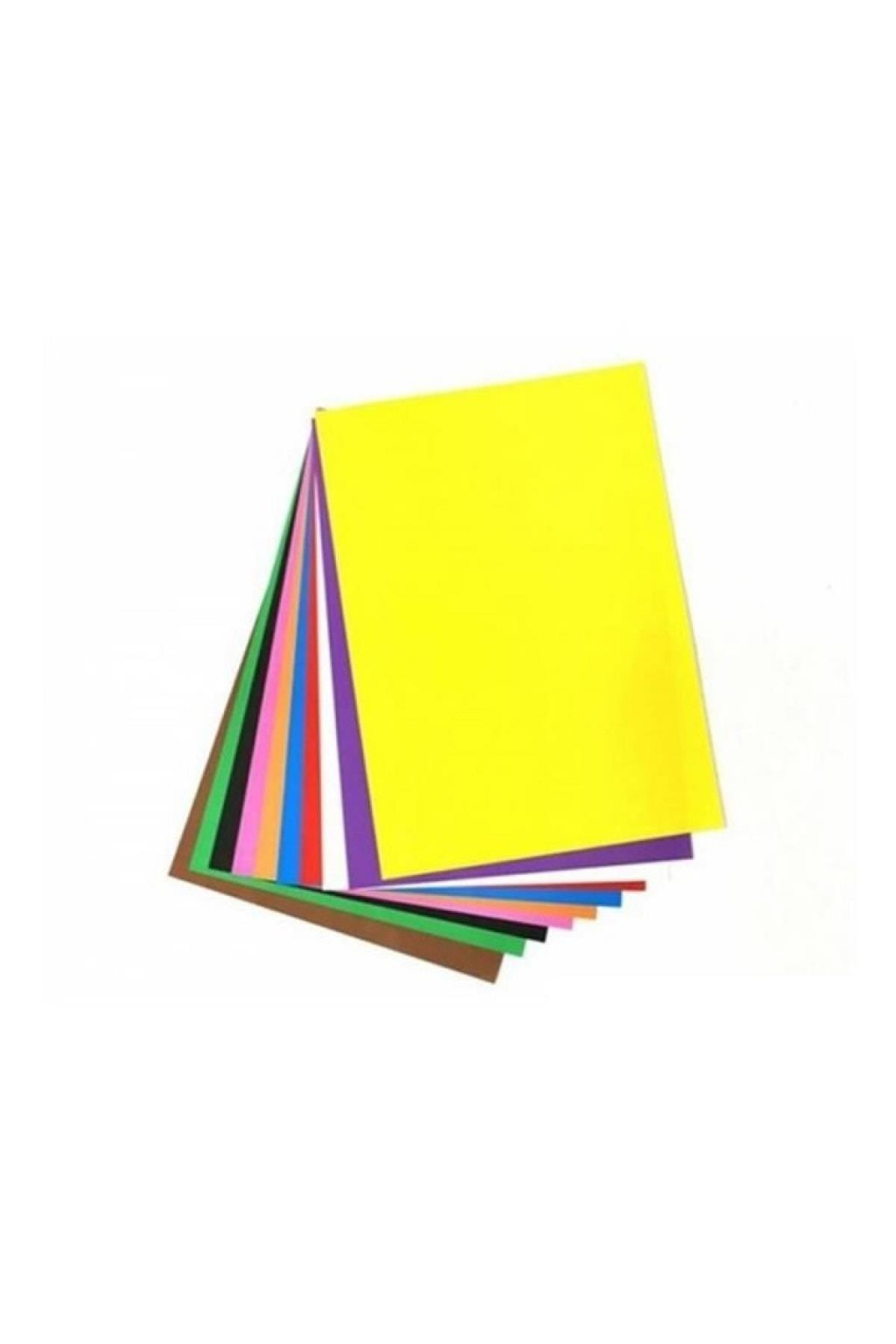 Umur Fosforlu Fon Kartonu 50 x 70 CM 120 Gram Karışık Renk (100 Lü Paket)