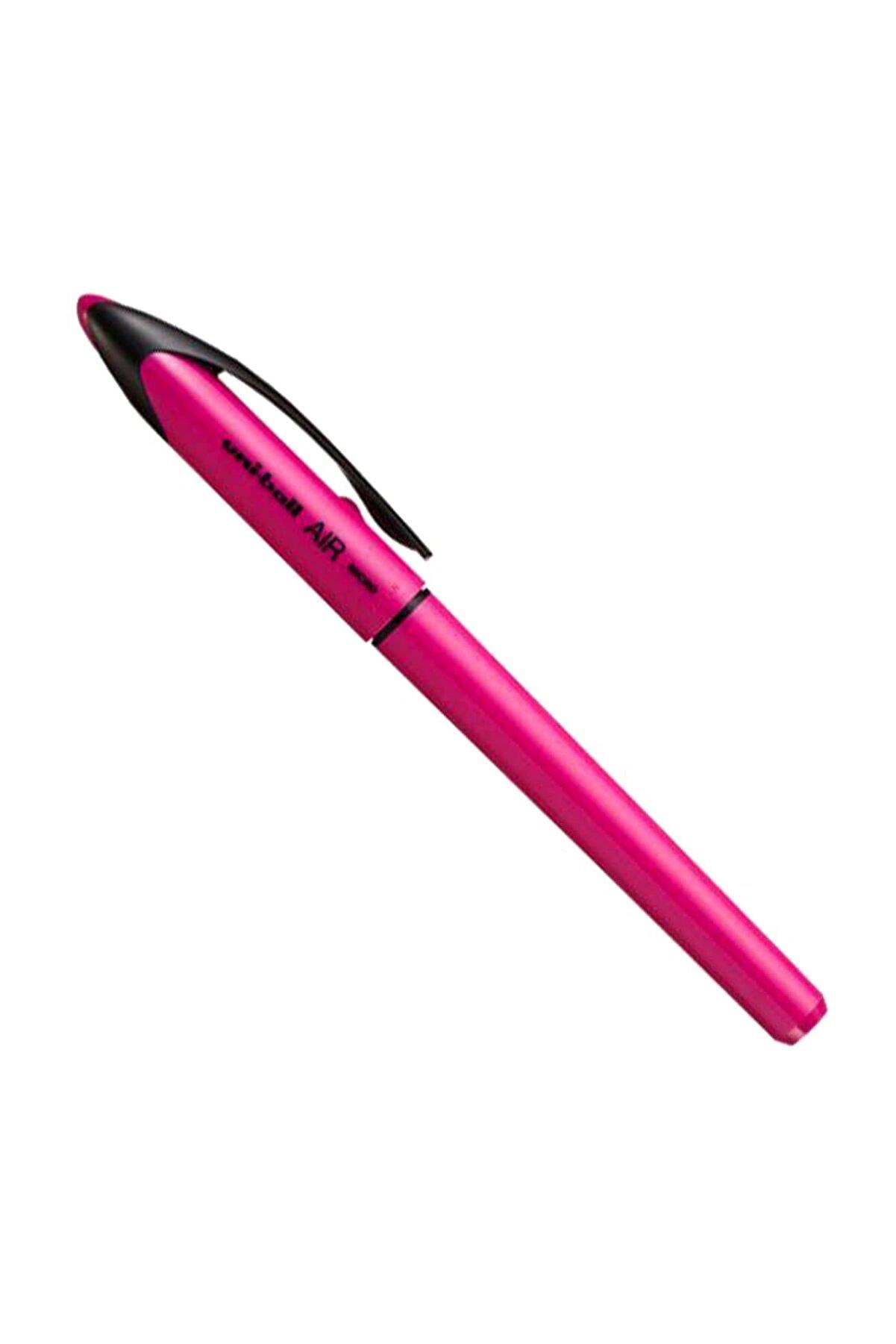 Uni-Ball Roller Kalem Air 0.5 MM Pembe Mavi Roller Kalem (12 Li Paket)