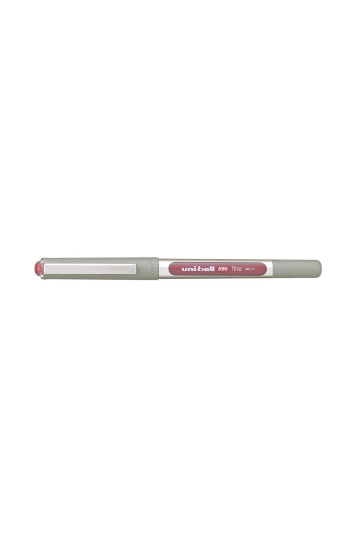 Uni-Ball Roller Kalem Eye Fine Bilye Uç 0.7 MM Kırmızı UB-157 (12 Li Paket)
