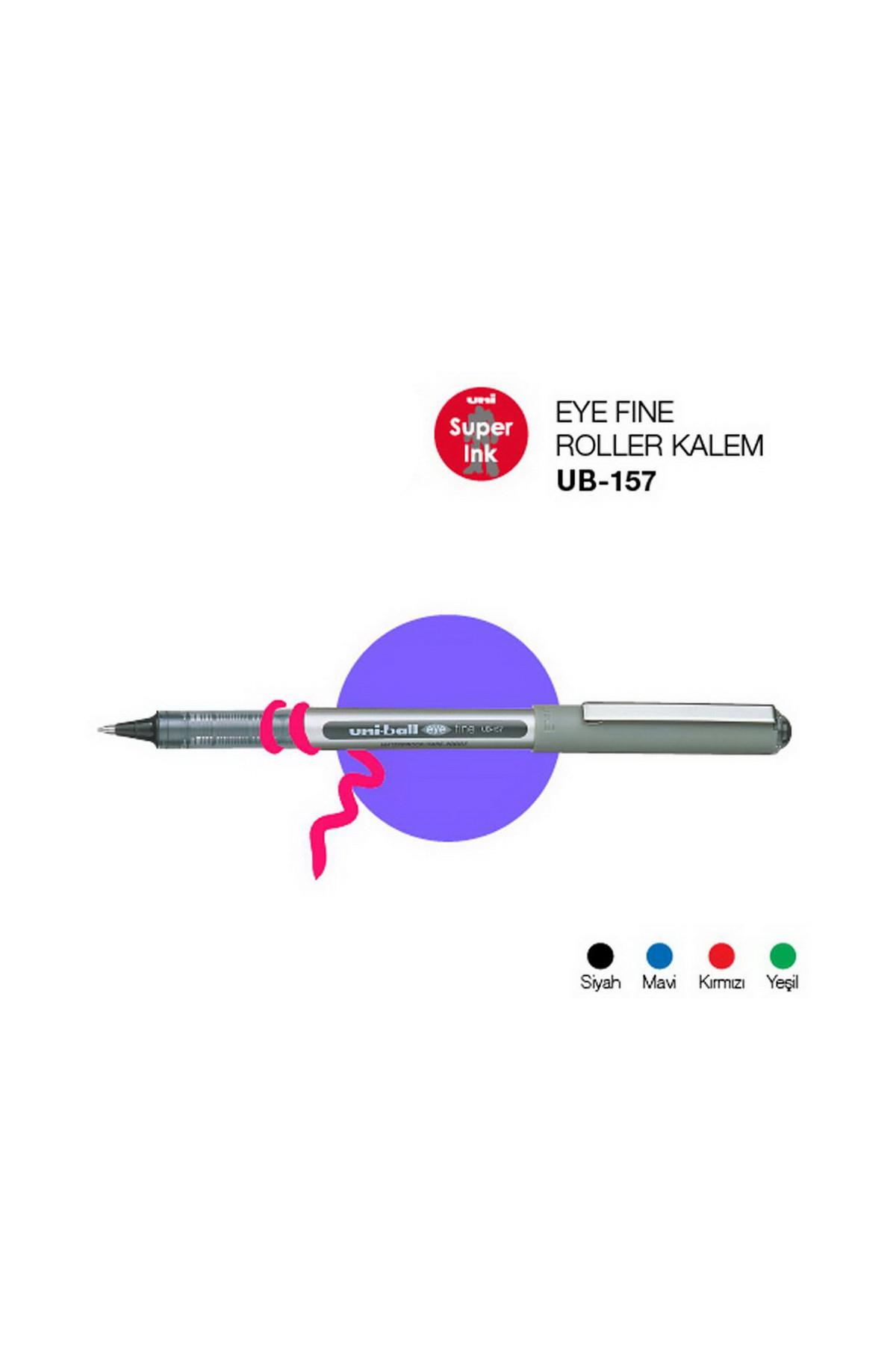 Uni-Ball Roller Kalem Eye Fine Bilye Uç 0.7 MM Siyah UB-157