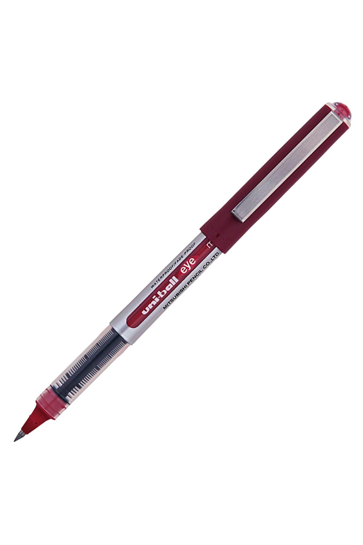 Uni-Ball Roller Kalem Eye Micro Bilye Uç 0.5 MM Kırmızı UB-150 (12 Li Paket)