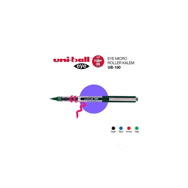 Uni-Ball Roller Kalem Eye Micro Bilye Uç 0.5 MM Mavi UB-150