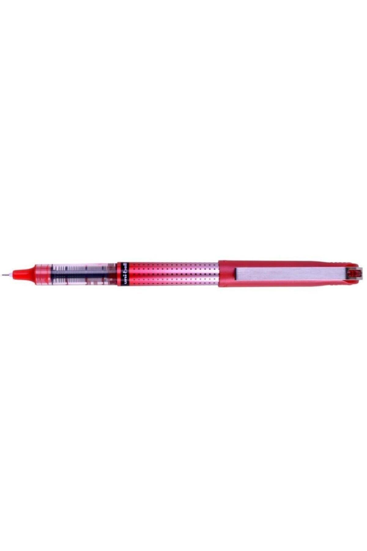 Uni-Ball Roller Kalem Eye Needle İğne Uçlu 0.5 MM Kırmızı Roller Kalem (12 Li Paket)