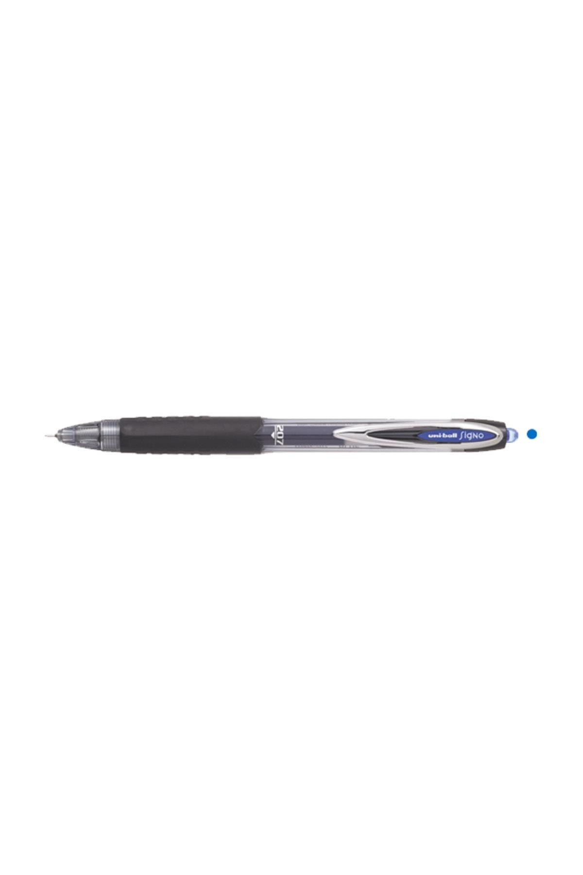 Uni-Ball Roller Kalem Signo 207ND Jel İğne Uç Mekanik 0.7 MM Mavi UMN-207ND