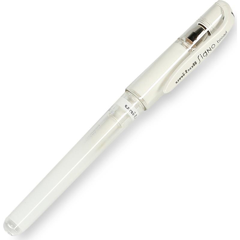 Uni-Ball Roller Kalem Signo Broad Jel Bilye Uç Davetiye 1.0 MM Beyaz UM-153