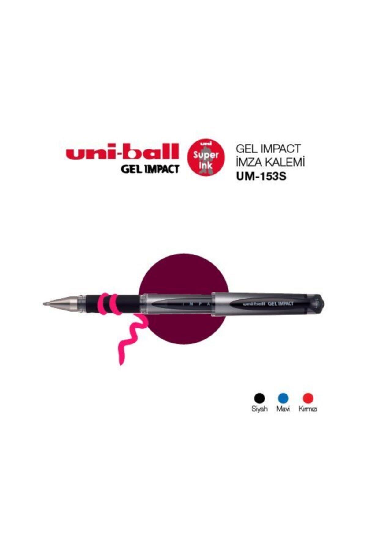 Uni-Ball Roller Kalem Signo Broad Jel Bilye Uç İmza Kalemi 1.0 MM Siyah UM-153S