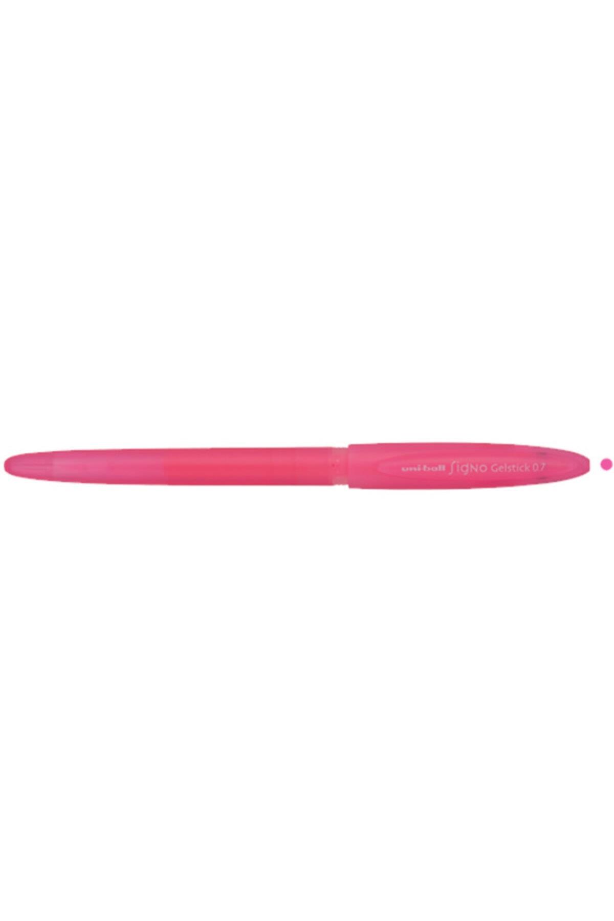 Uni-Ball Roller Kalem Signo Gelstick Jel Bilye Uç 0.7 MM Fosforlu Pembe UM-170