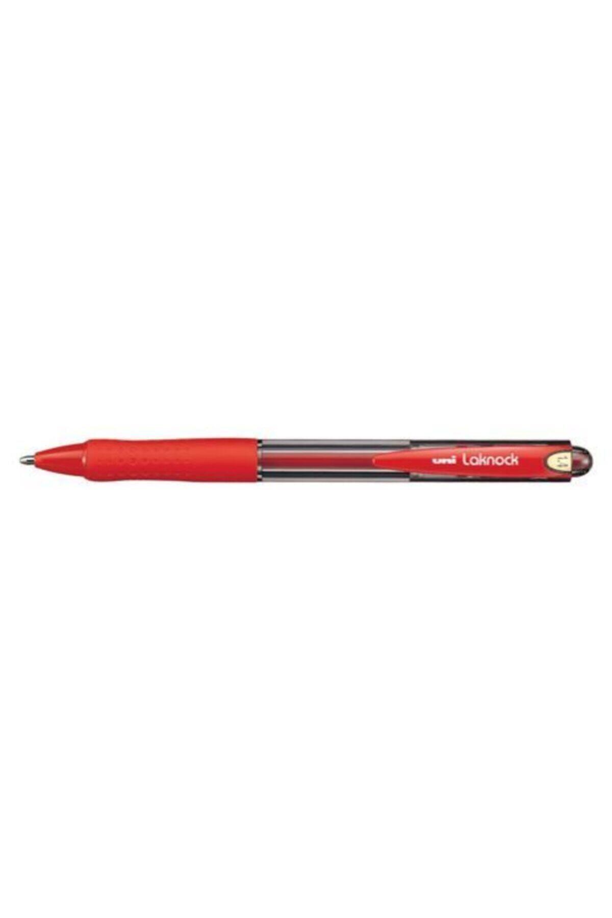 Uni-Ball Tükenmez Kalem Laknock Broad 1.4 MM Mekanik Bilye Uç Kırmızı Tükenmez Kalem (12 Li Paket)