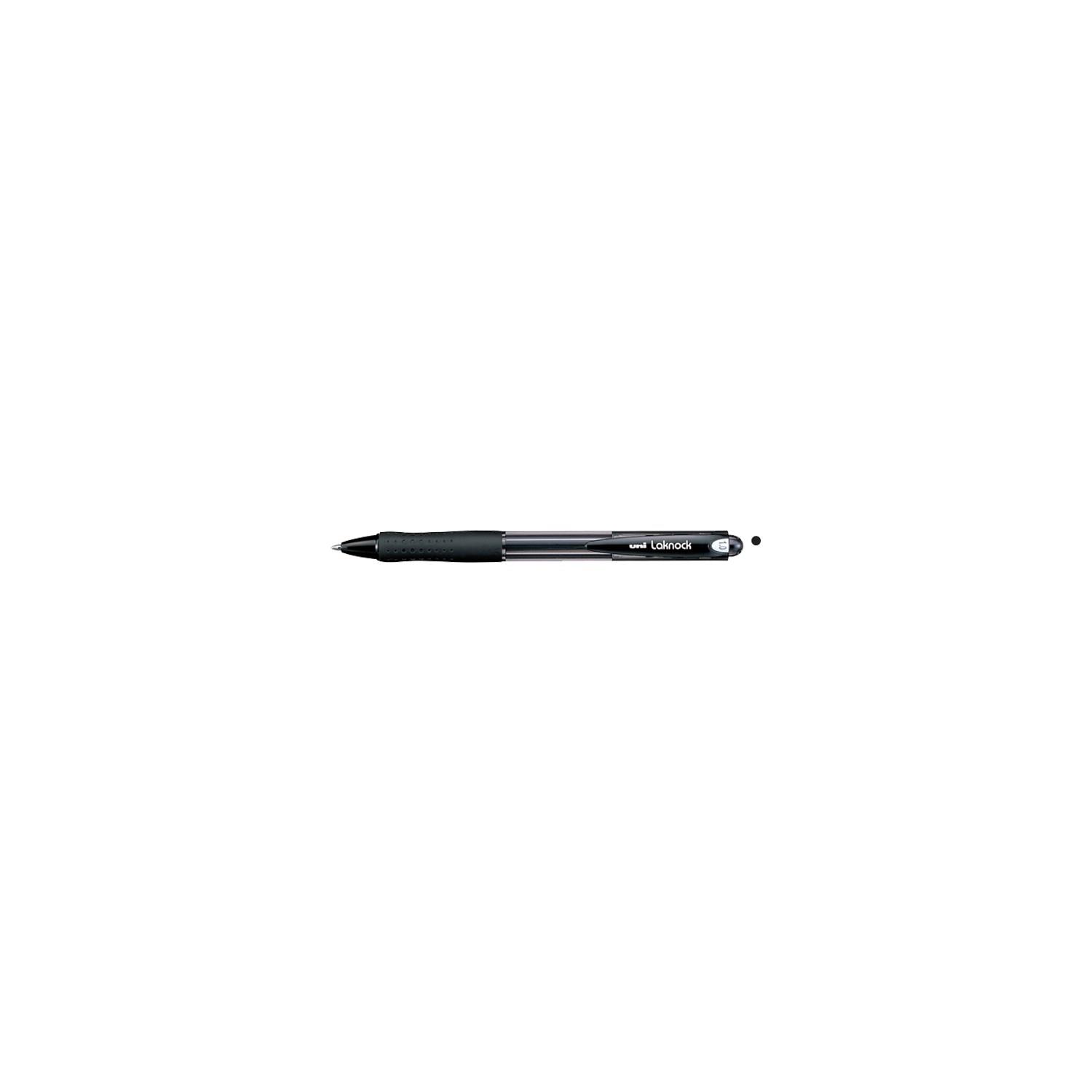 Uni-Ball Tükenmez Kalem Laknock Medium 1.0 MM Mekanik Bilye Uç Siyah SN-100