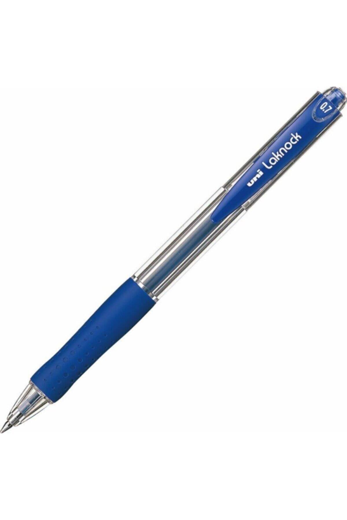 uni-ball Sn-100 Tükenmez Kalem Laknock Micro 0.7 Mm Mekanik Bilye Uç Mavi (12 Li Kutu)