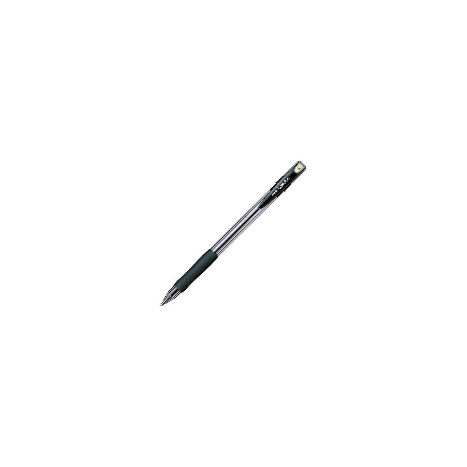 Uni-Ball Lakubo Broad 1.4 MM Bilye Uç Siyah Tükenmez Kalem (12 Li Paket)