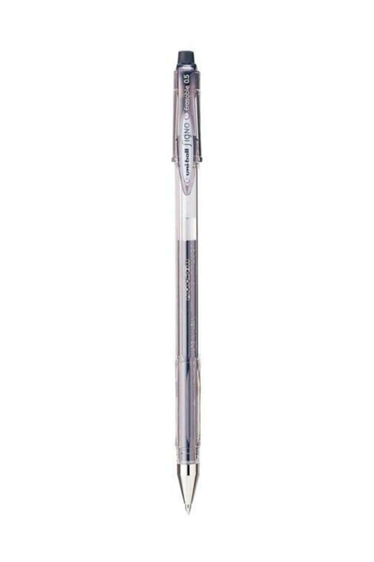 Uni-Ball Tükenmez Kalem Signo Erasable Silinebilir 0.5 MM Siyah (10 Lu Paket)