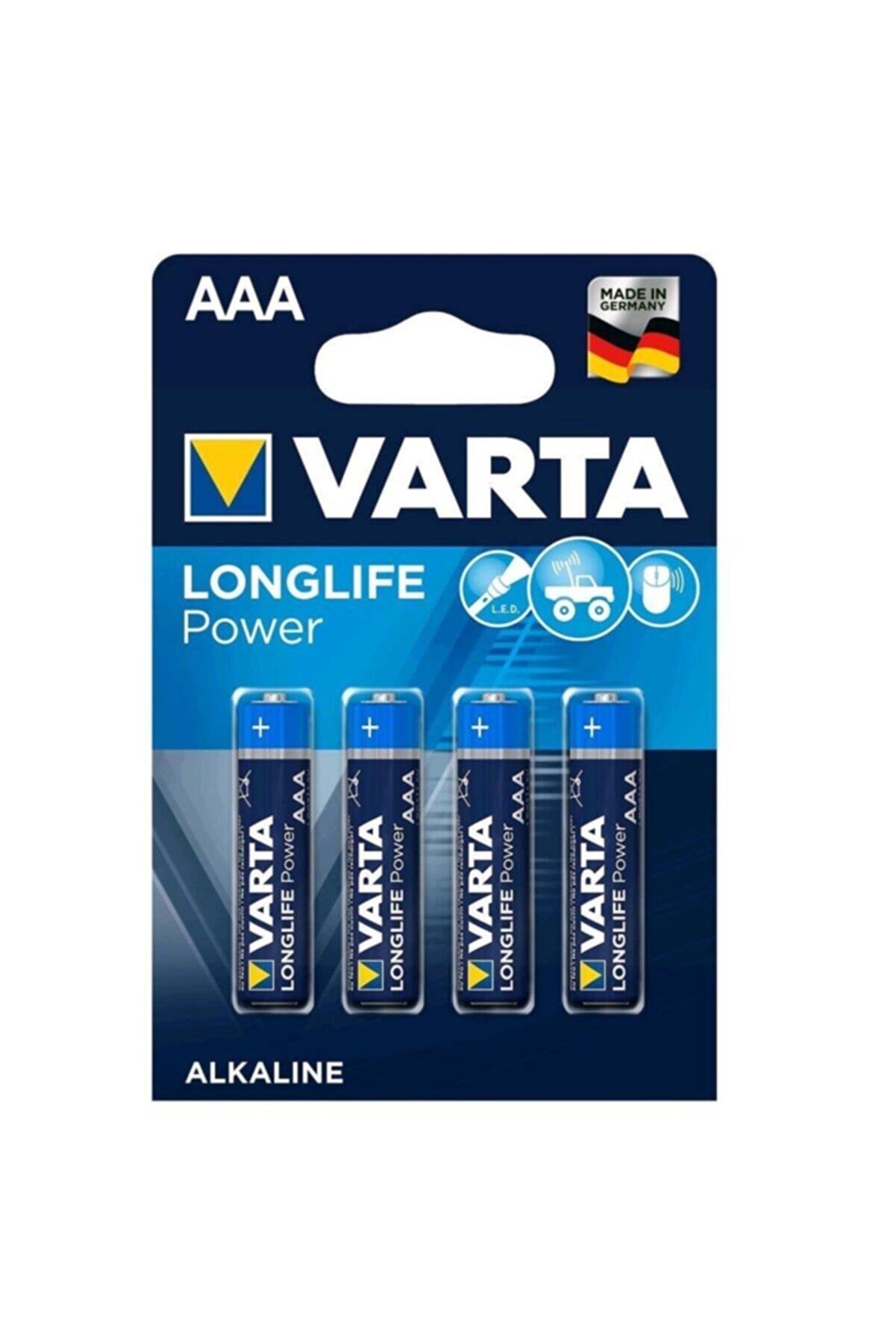 Varta Alkalin İnce Kalem Pil (AAA) High Energy 4 Lü Paket