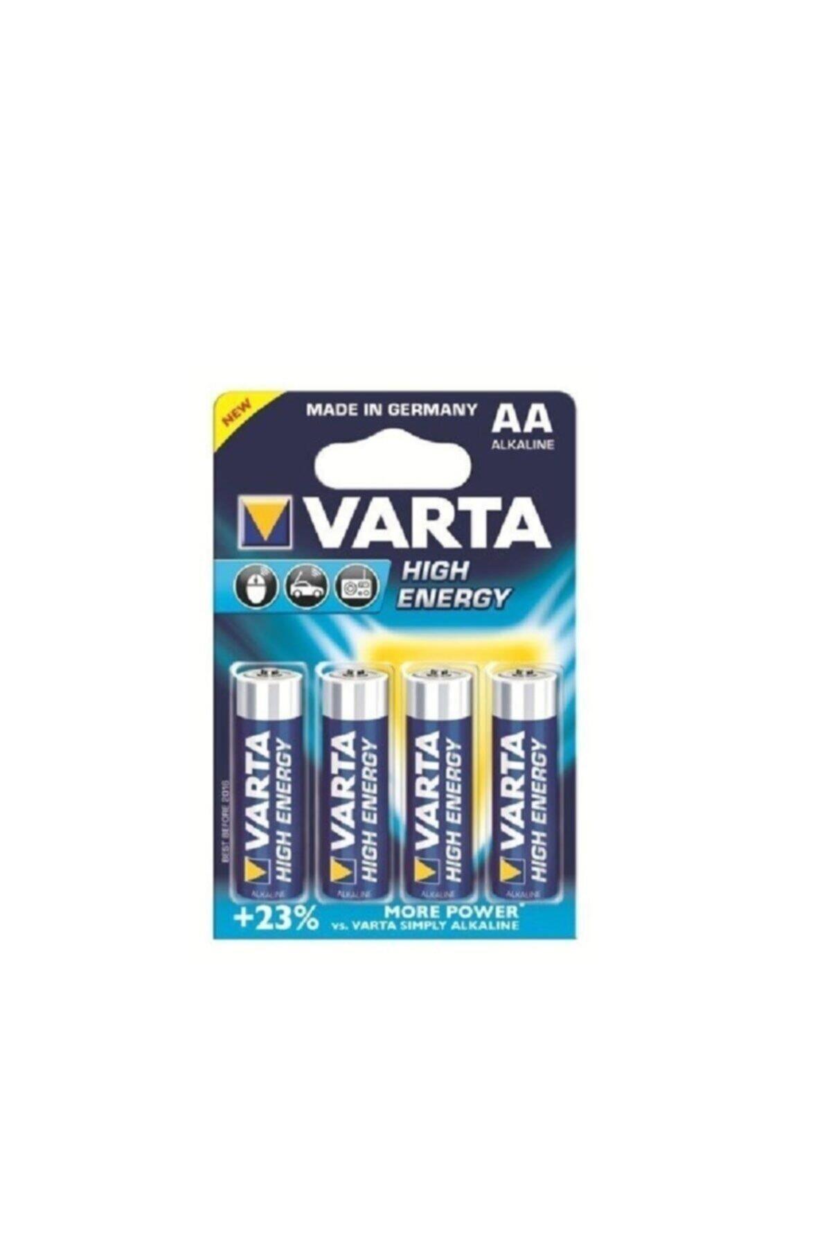 Varta Alkalin Kalem Pil (AA) High Energy 4 Lü Kalem Pil